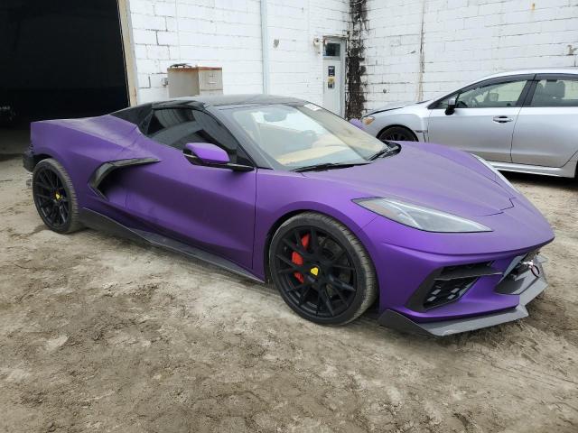 1G1YC3D42N5110009 - 2022 CHEVROLET CORVETTE STINGRAY 3LT PURPLE photo 4