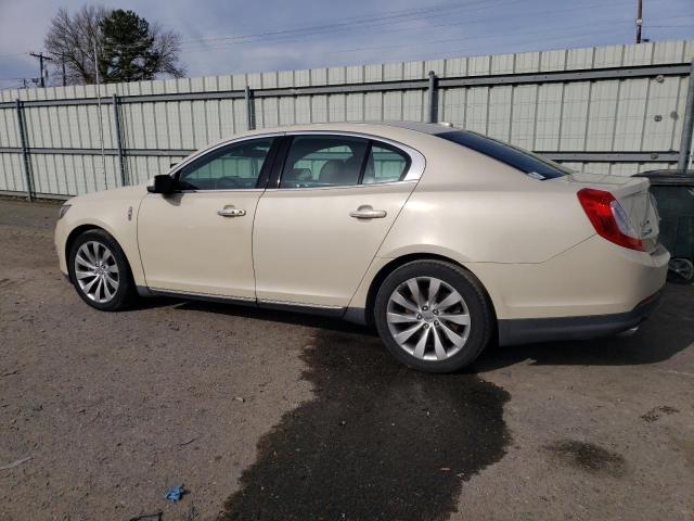 1LNHL9DK0EG610162 - 2014 LINCOLN MKS TAN photo 2