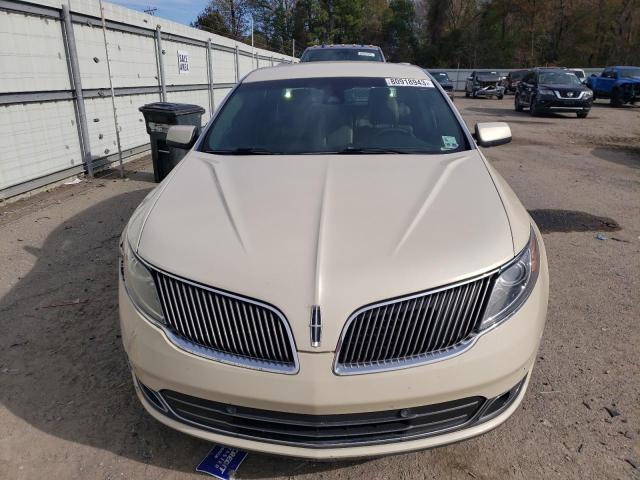 1LNHL9DK0EG610162 - 2014 LINCOLN MKS TAN photo 5