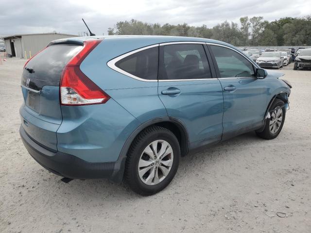 2HKRM3H55EH520010 - 2014 HONDA CR-V EX BLUE photo 3