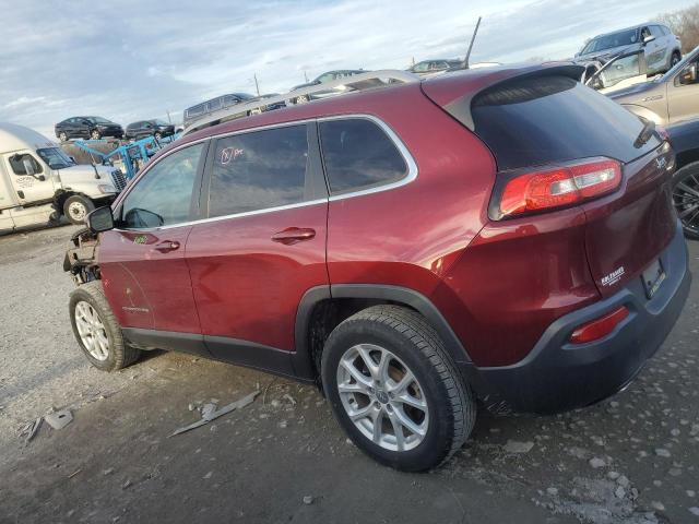 1C4PJLCX7JD606606 - 2018 JEEP CHEROKEE LATITUDE RED photo 2