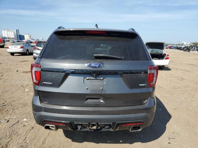 1FM5K8GT5HGB66415 - 2017 FORD EXPLORER SPORT Grau Foto 6