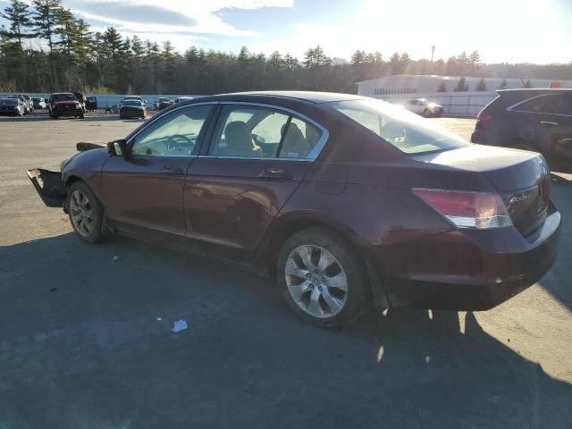 1HGCP26768A022102 - 2008 HONDA ACCORD EX MAROON photo 2