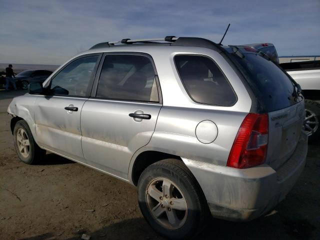 KNDKGCA30A7707218 - 2010 KIA SPORTAGE LX SILVER photo 2