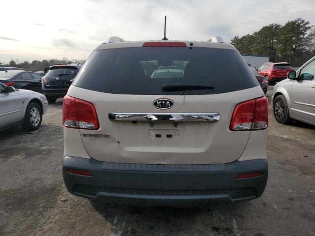 5XYKT4A21CG192602 - 2012 KIA SORENTO BASE CREAM photo 6