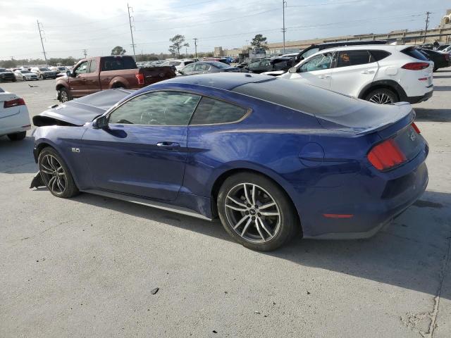 1FA6P8CF0F5411050 - 2015 FORD MUSTANG GT BLUE photo 2