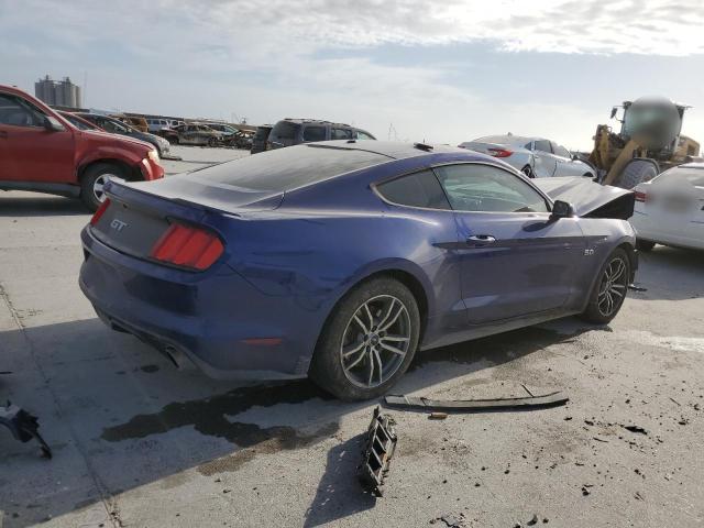 1FA6P8CF0F5411050 - 2015 FORD MUSTANG GT BLUE photo 3