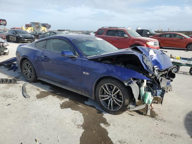 1FA6P8CF0F5411050 - 2015 FORD MUSTANG GT BLUE photo 4