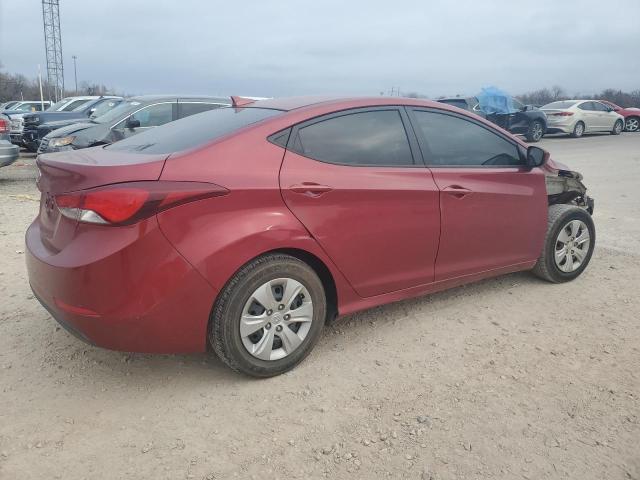 5NPDH4AE0GH702196 - 2016 HYUNDAI ELANTRA SE RED photo 3