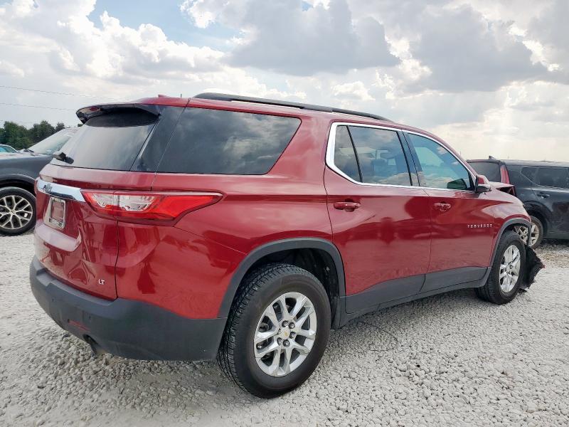 1GNERGKW5KJ255625 - 2019 CHEVROLET TRAVERSE LT Червоний фото 3