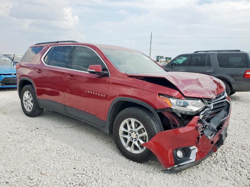1GNERGKW5KJ255625 - 2019 CHEVROLET TRAVERSE LT Червоний фото 4