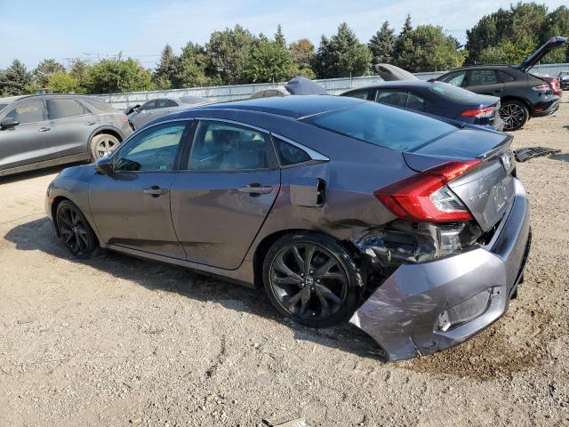 2HGFC2F82LH524147 - 2020 HONDA CIVIC SPORT GRAY photo 2