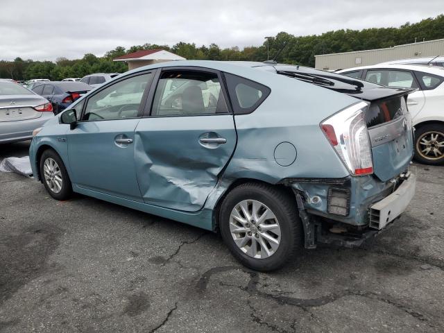 JTDKN3DP6C3027872 - 2012 TOYOTA PRIUS PLUG Azul foto 2
