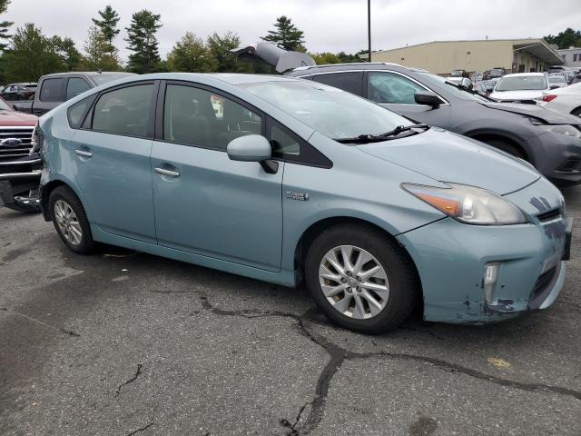JTDKN3DP6C3027872 - 2012 TOYOTA PRIUS PLUG Azul foto 4