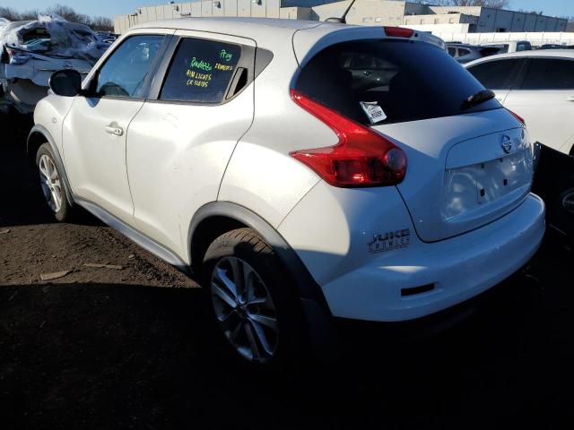 JN8AF5MV7DT221755 - 2013 NISSAN JUKE S WHITE photo 2