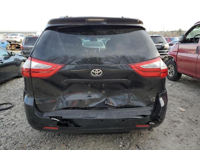 5TDDZ3DC0HS164693 - 2017 TOYOTA SIENNA XLE BLACK photo 6