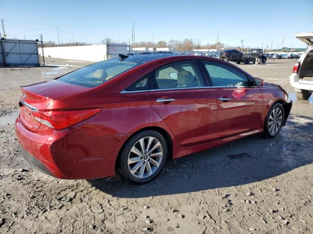 5NPEC4AC5EH878871 - 2014 HYUNDAI SONATA SE RED photo 3