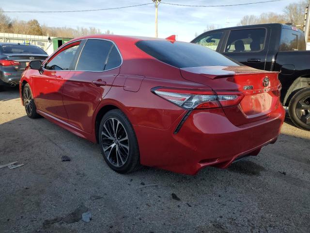 4T1B11HK1KU242613 - 2019 TOYOTA CAMRY L RED photo 2