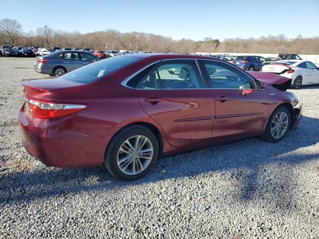 4T1BD1FK5GU179484 - 2016 TOYOTA CAMRY HYBRID BURGUNDY photo 3