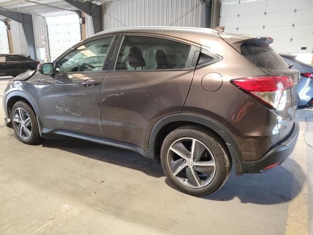 3CZRU6H78MM717565 - 2021 HONDA HR-V EXL BROWN photo 2