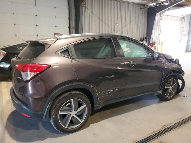 3CZRU6H78MM717565 - 2021 HONDA HR-V EXL BROWN photo 3