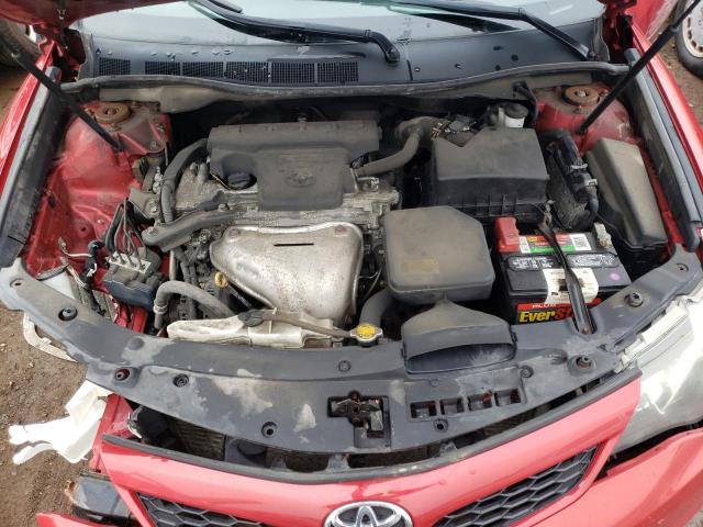 4T1BF1FK4EU817442 - 2014 TOYOTA CAMRY L RED photo 11