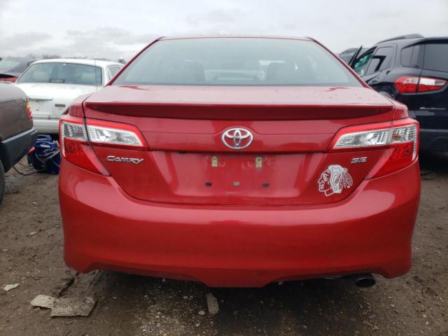 4T1BF1FK4EU817442 - 2014 TOYOTA CAMRY L RED photo 6