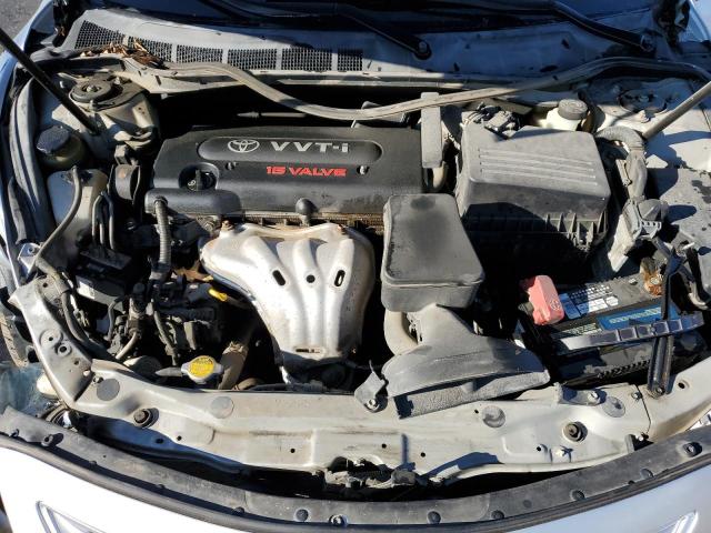 JTNBE46K273043687 - 2007 TOYOTA CAMRY CE SILVER photo 11