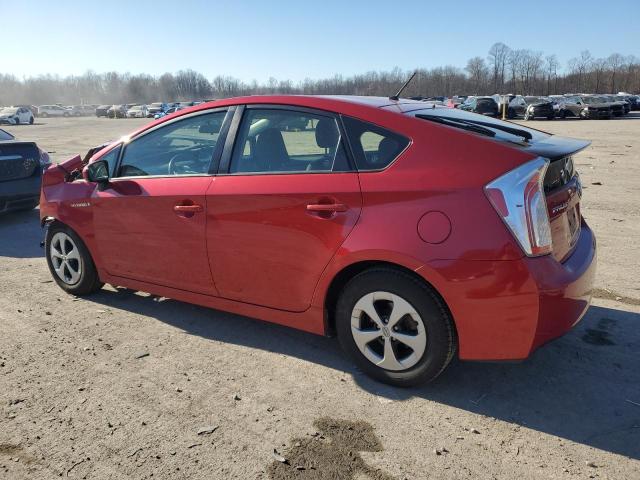 JTDKN3DU5D0340341 - 2013 TOYOTA PRIUS RED photo 2