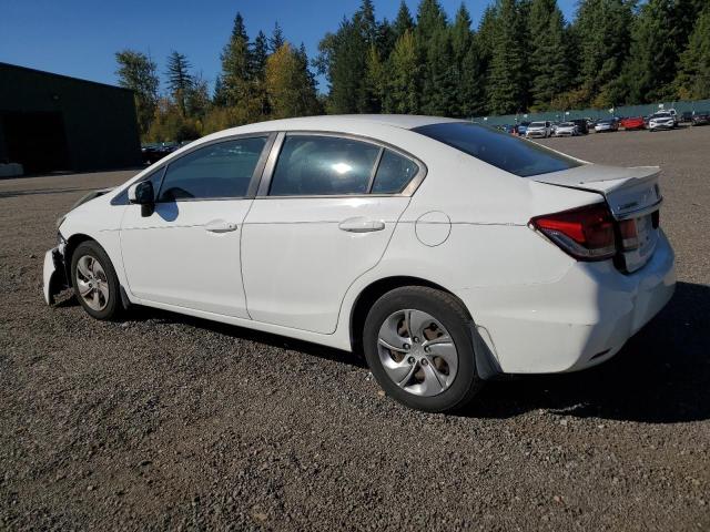 19XFB2F55EE054363 - 2014 HONDA CIVIC LX Սպիտակ լուսանկար 2