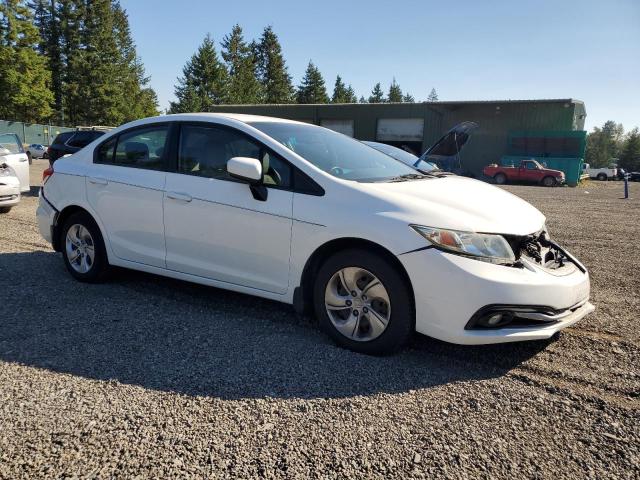 19XFB2F55EE054363 - 2014 HONDA CIVIC LX Սպիտակ լուսանկար 4