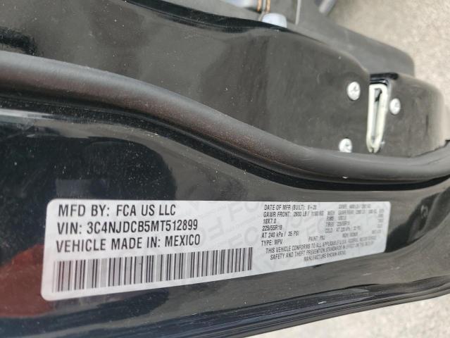 3C4NJDCB5MT512899 - 2021 JEEP COMPASS LIMITED Қара фото 14