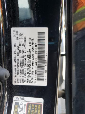 5J6RM4H76FL078188 - 2015 HONDA CR-V EXL შავი ფოტო 13