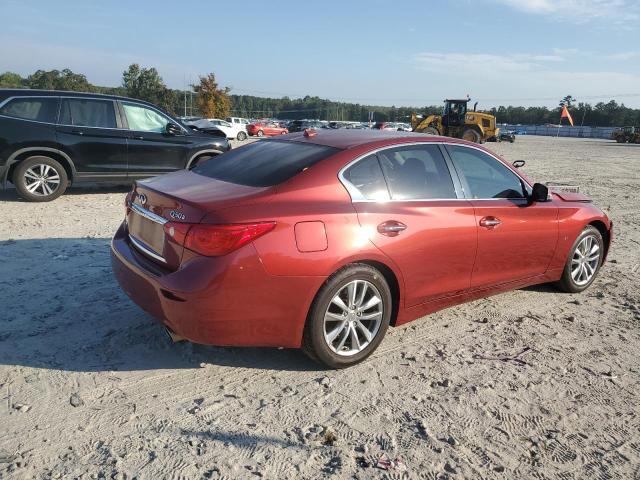 JN1BV7AR1EM684723 - 2014 INFINITI Q50 BASE RED photo 3