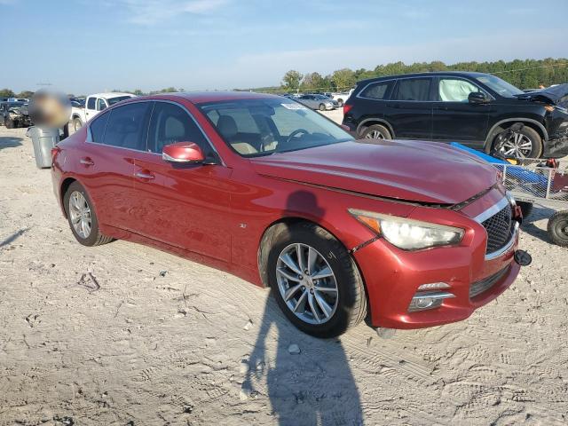 JN1BV7AR1EM684723 - 2014 INFINITI Q50 BASE RED photo 4