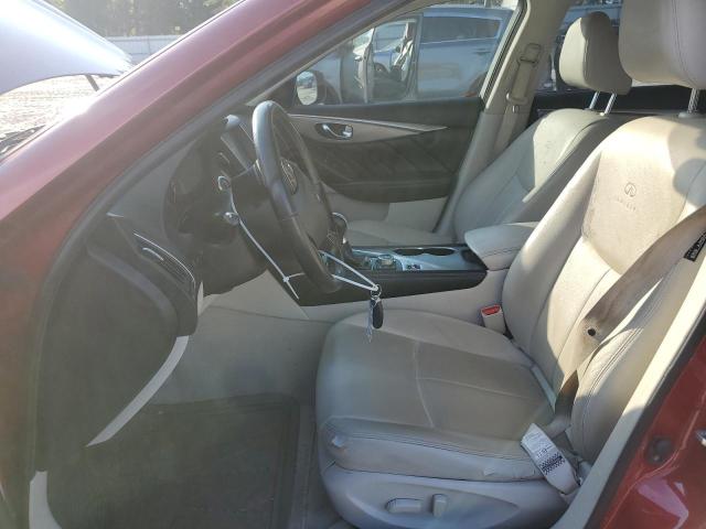 JN1BV7AR1EM684723 - 2014 INFINITI Q50 BASE RED photo 7