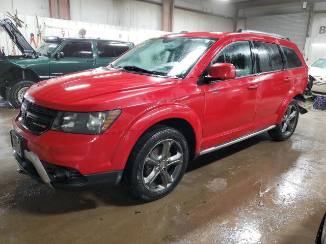 3C4PDCGBXFT511318 - 2015 DODGE JOURNEY CROSSROAD RED photo 1