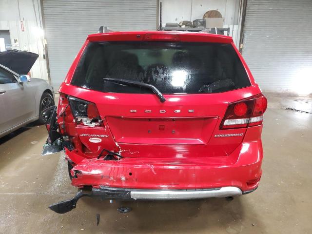 3C4PDCGBXFT511318 - 2015 DODGE JOURNEY CROSSROAD RED photo 6