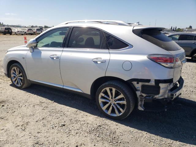 2T2BK1BA4DC206427 - 2013 LEXUS RX 350 BASE SILVER photo 2