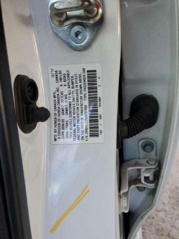 2HGFC1E59JH701999 - 2018 HONDA CIVIC SI WHITE photo 12