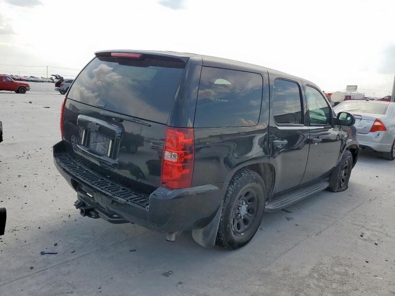 1GNLC2E03CR188058 - 2012 CHEVROLET TAHOE POLICE შავი ფოტო 3