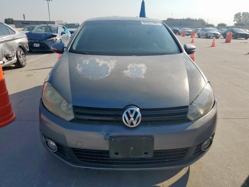 WVWNM7AJ1AW358698 - 2010 VOLKSWAGEN GOLF GRAY photo 5