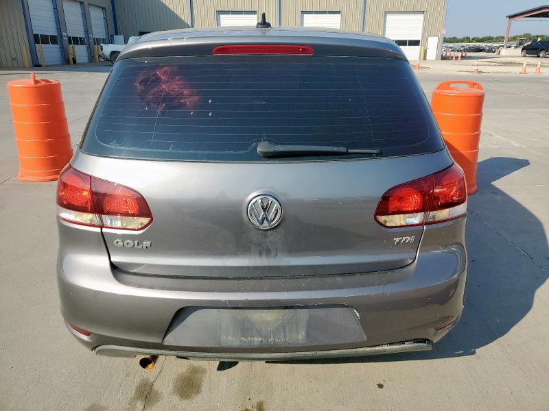 WVWNM7AJ1AW358698 - 2010 VOLKSWAGEN GOLF GRAY photo 6