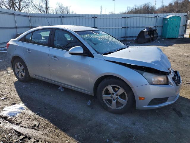 1G1PE5S96B7227804 - 2011 CHEVROLET CRUZE LT SILVER photo 4