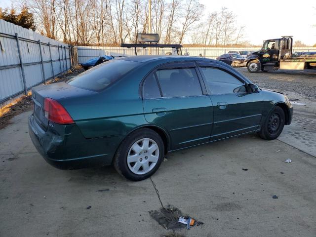 2HGES26741H533578 - 2001 HONDA CIVIC EX GREEN photo 3