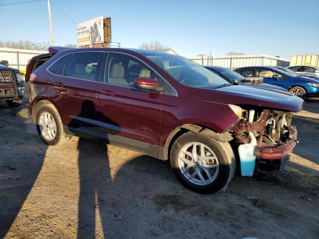 2FMPK4J93NBA73460 - 2022 FORD EDGE SEL MAROON photo 4