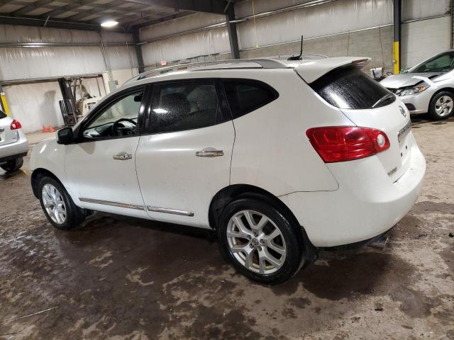 JN8AS5MV1BW255407 - 2011 NISSAN ROGUE S WHITE photo 2