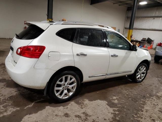 JN8AS5MV1BW255407 - 2011 NISSAN ROGUE S WHITE photo 3