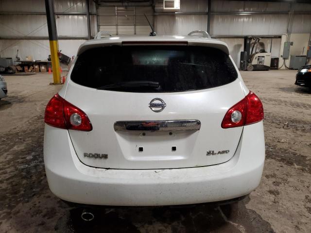 JN8AS5MV1BW255407 - 2011 NISSAN ROGUE S WHITE photo 6