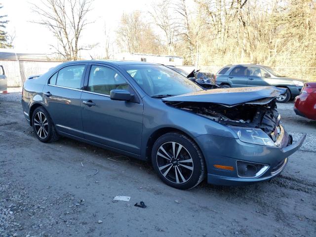 3FAHP0JA3CR391550 - 2012 FORD FUSION SEL BLUE photo 4